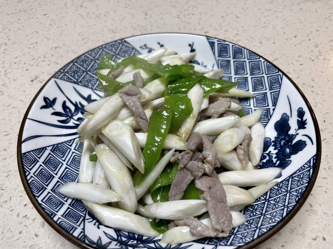草芽青椒肉片