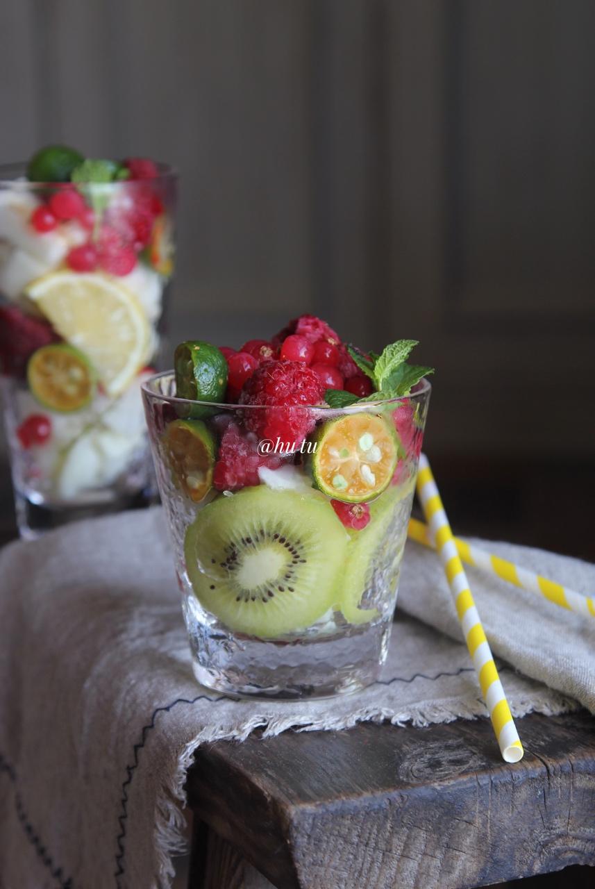 稀里糊涂cntd做的大果粒水果茶