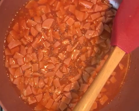 番茄酱火腿意粉