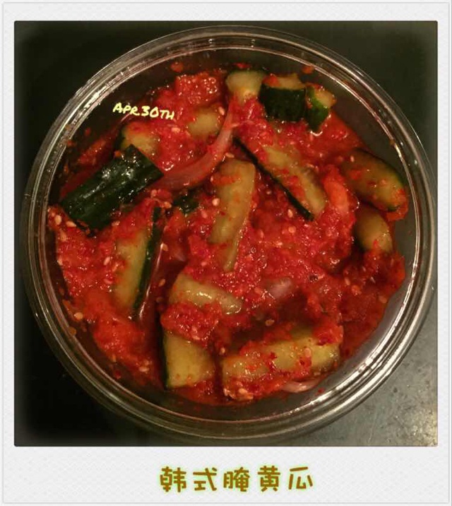 韩式腌黄瓜