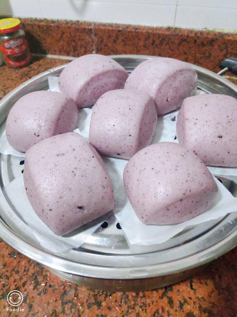 一次发酵紫薯蔓越莓馒头