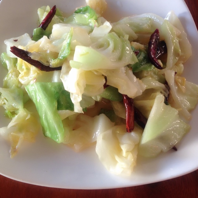 呛炒圆白菜
