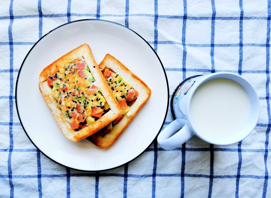 五分钟😋低卡能量早餐，香脆可口的做法 步骤9