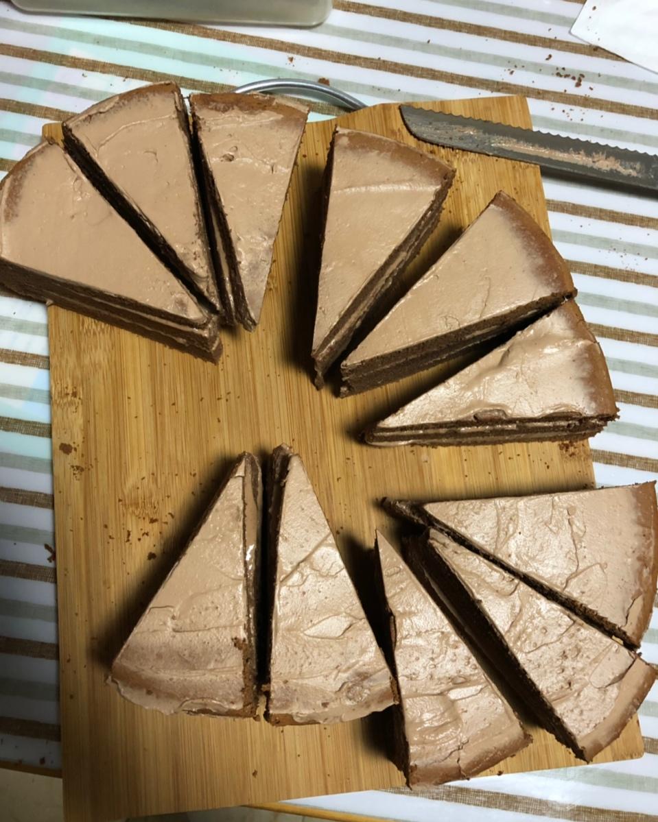 巧克力奶油蛋糕/巧克力奶油的操作手法。/「戚风及其衍生」烘焙视频蛋糕篇2
