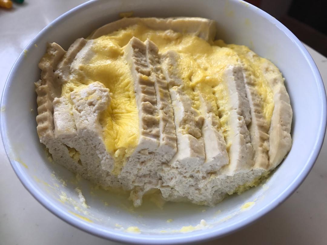 五分钟鸡蛋豆腐羹（附盒装豆腐脱模大法！）