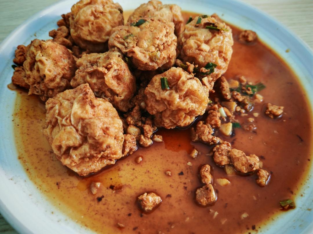 家乡味—油豆腐塞肉