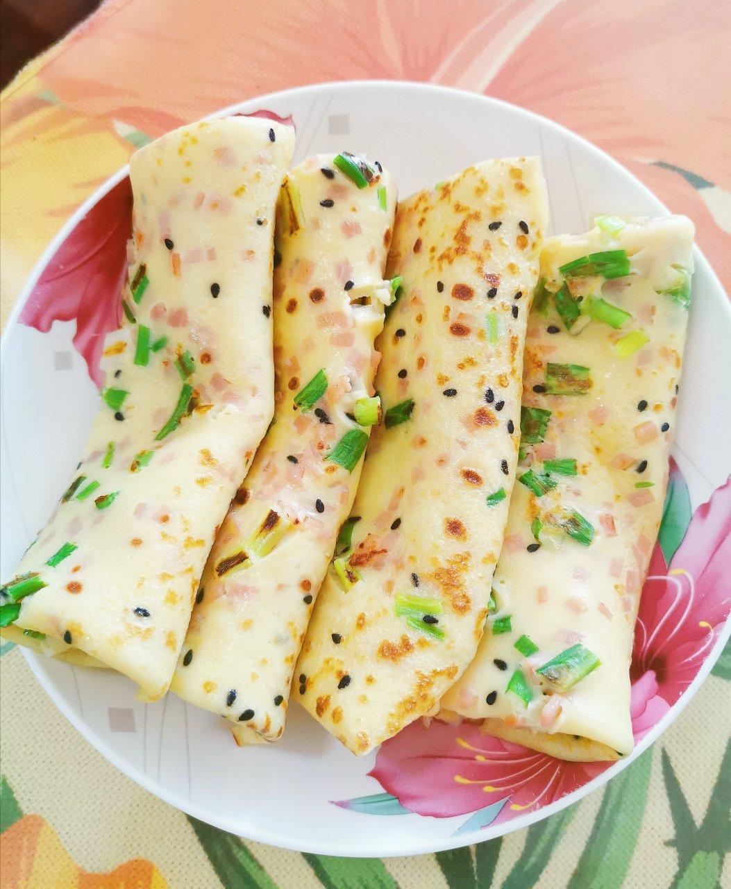 【牛奶鸡蛋早餐软饼】的做法