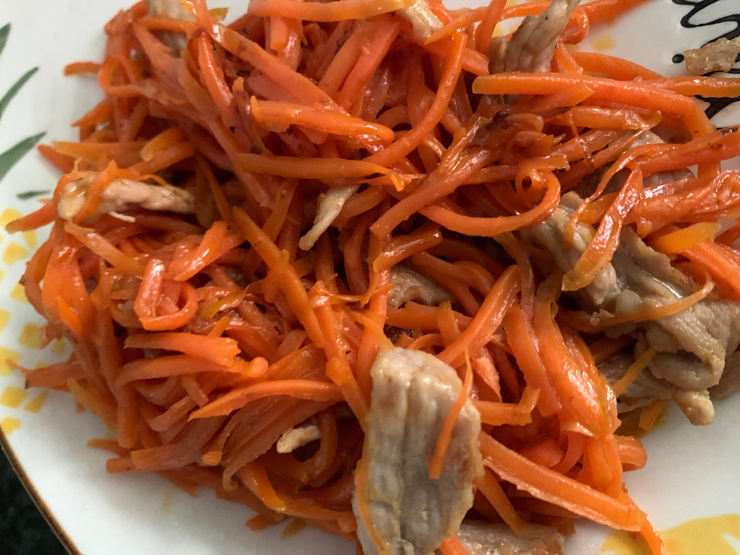孩子超爱吃的炒胡萝卜