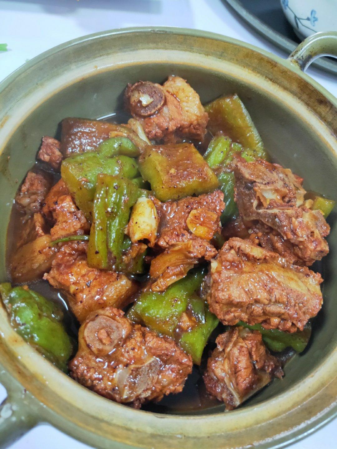 红腐乳烧排骨