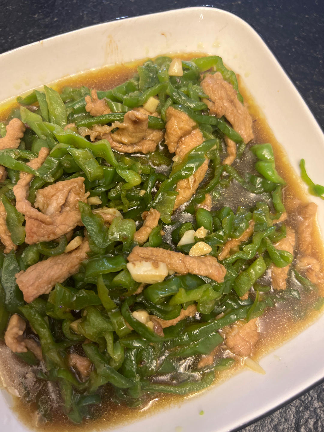 ‼️好吃到舔盘的青椒肉丝盖浇饭