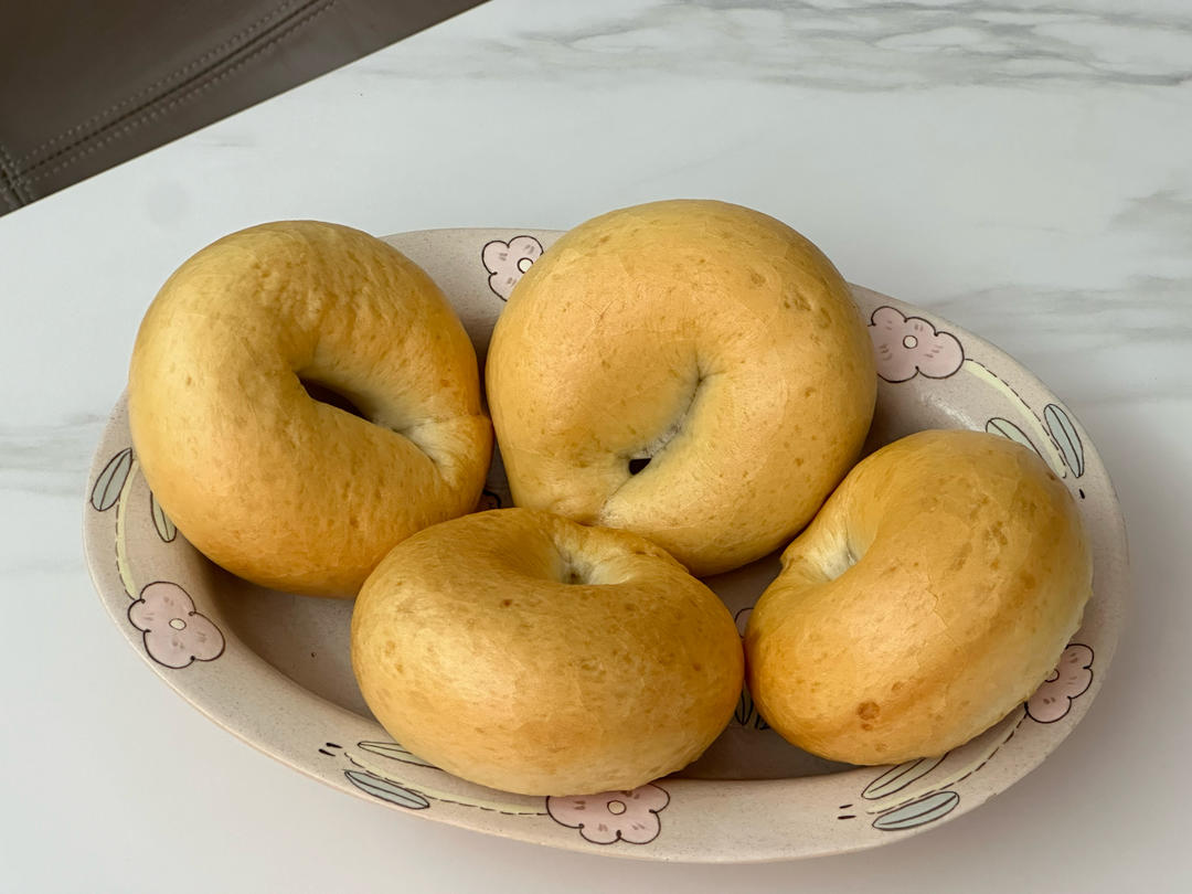 免揉贝果配方❗️不会做贝果一定要试试这个🔥一次成功