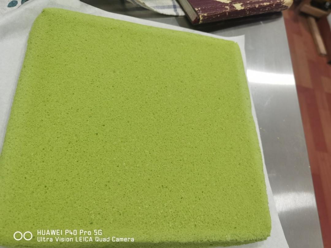 超清新｜斑斓椰香奶冻蛋糕卷｜卷不裂