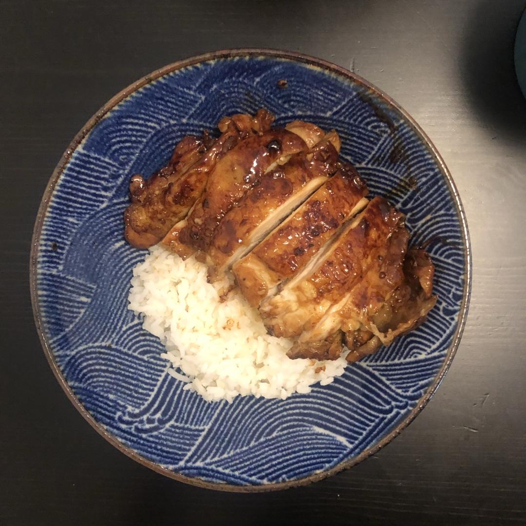 简单美味照烧鸡腿饭