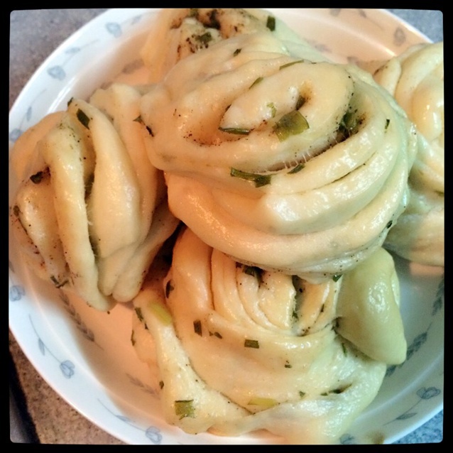 葱油椒盐花卷