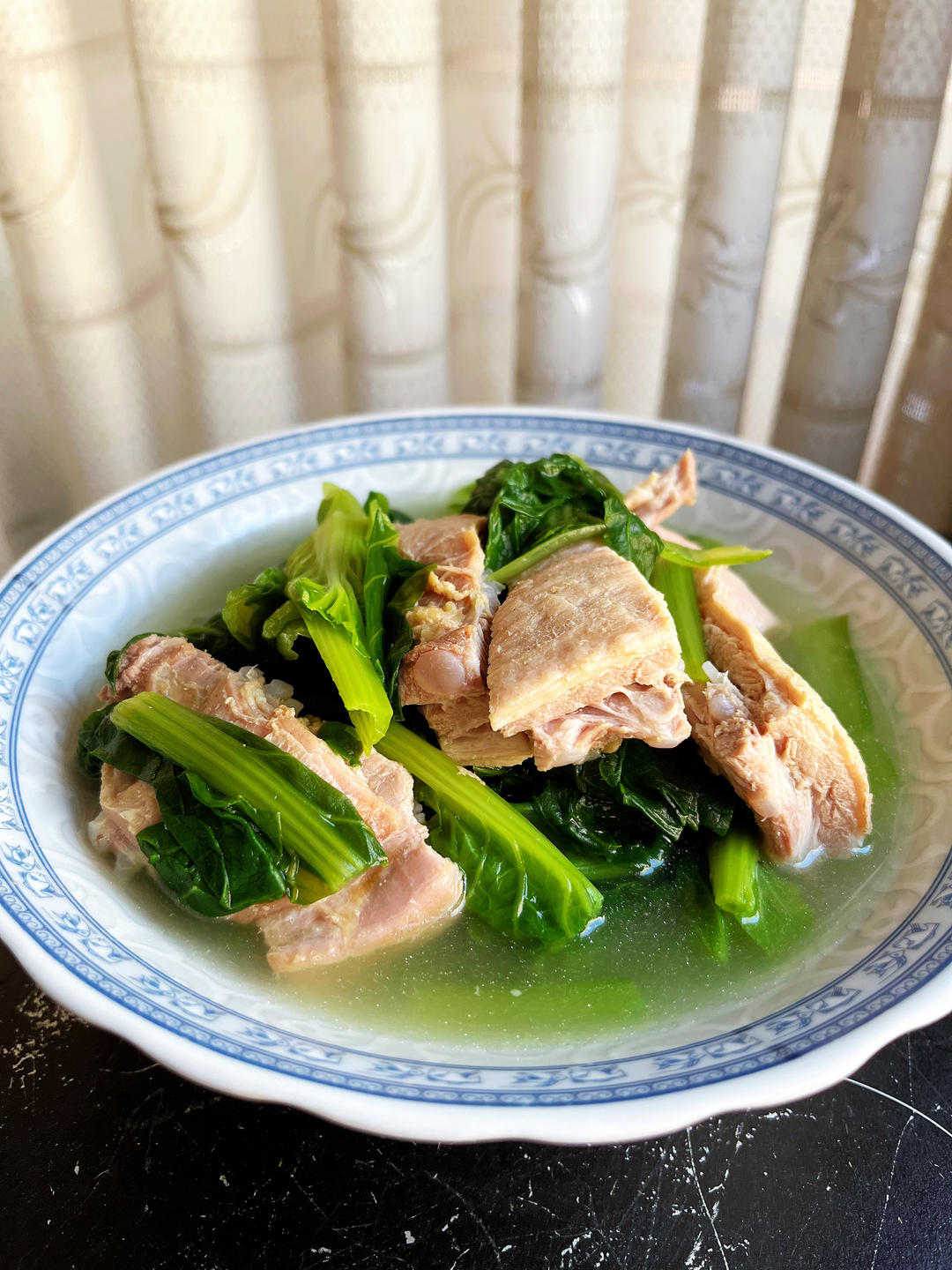 排骨炖小白菜
