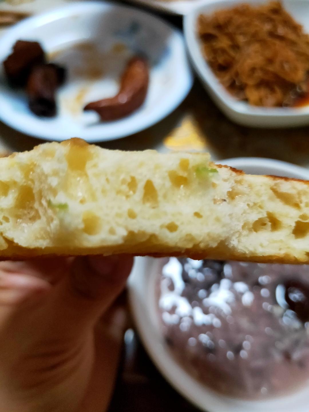 葱香发面饼 免手揉面 味道媲美早餐店