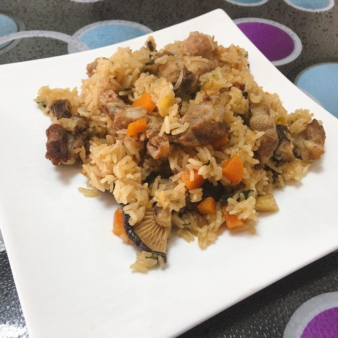 喷香排骨焖饭