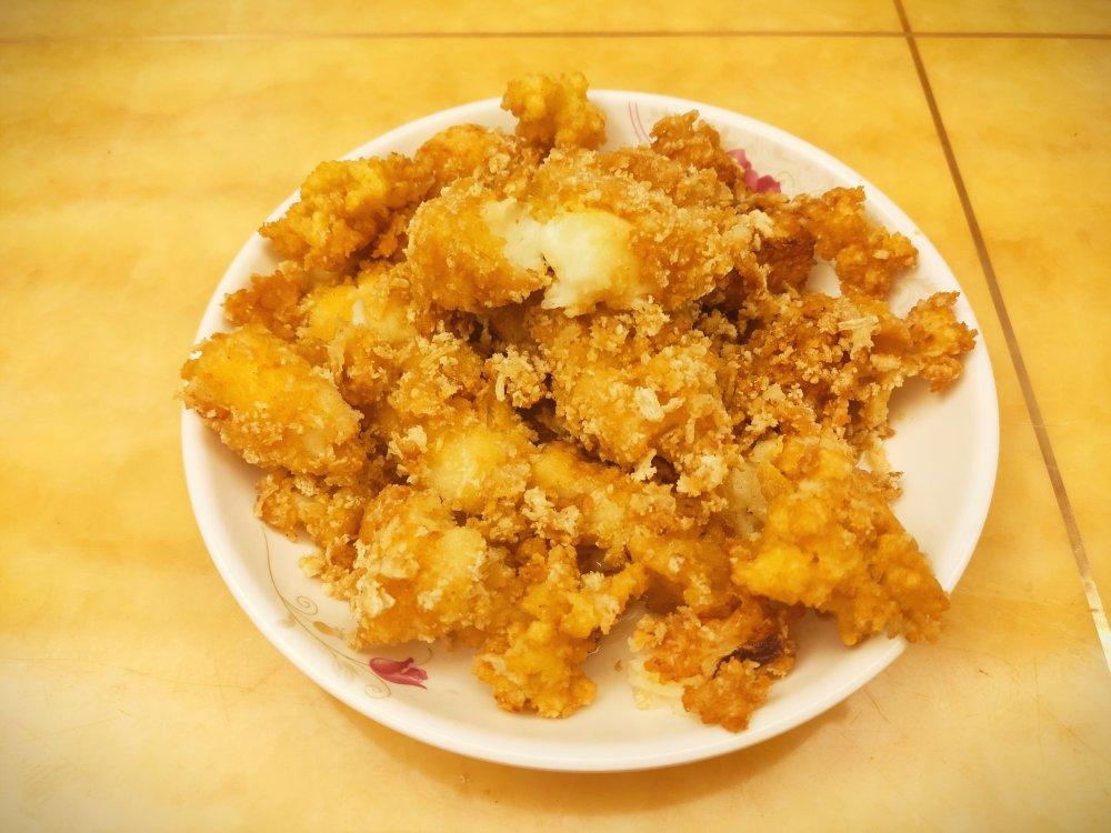 厨师长教你：“炸鲜奶”的家常做法，口感外酥里嫩味道很赞