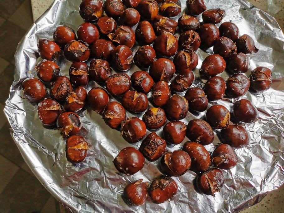 糖烤板栗，懒人法，味道绝了