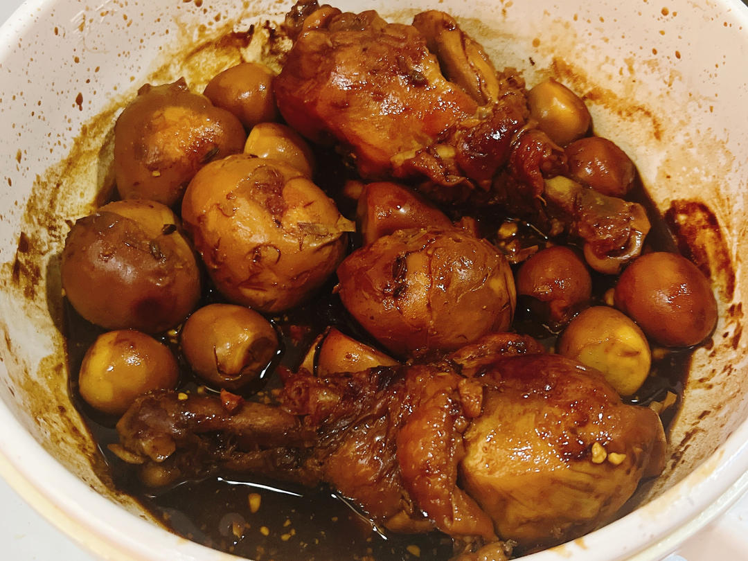 爆好吃的卤鸡腿 卤蛋❗电饭煲 炒锅都可以做~