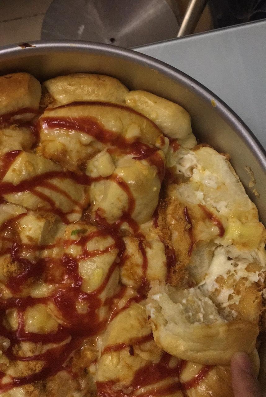 肉松手撕面包—超软会爆浆的面包哟