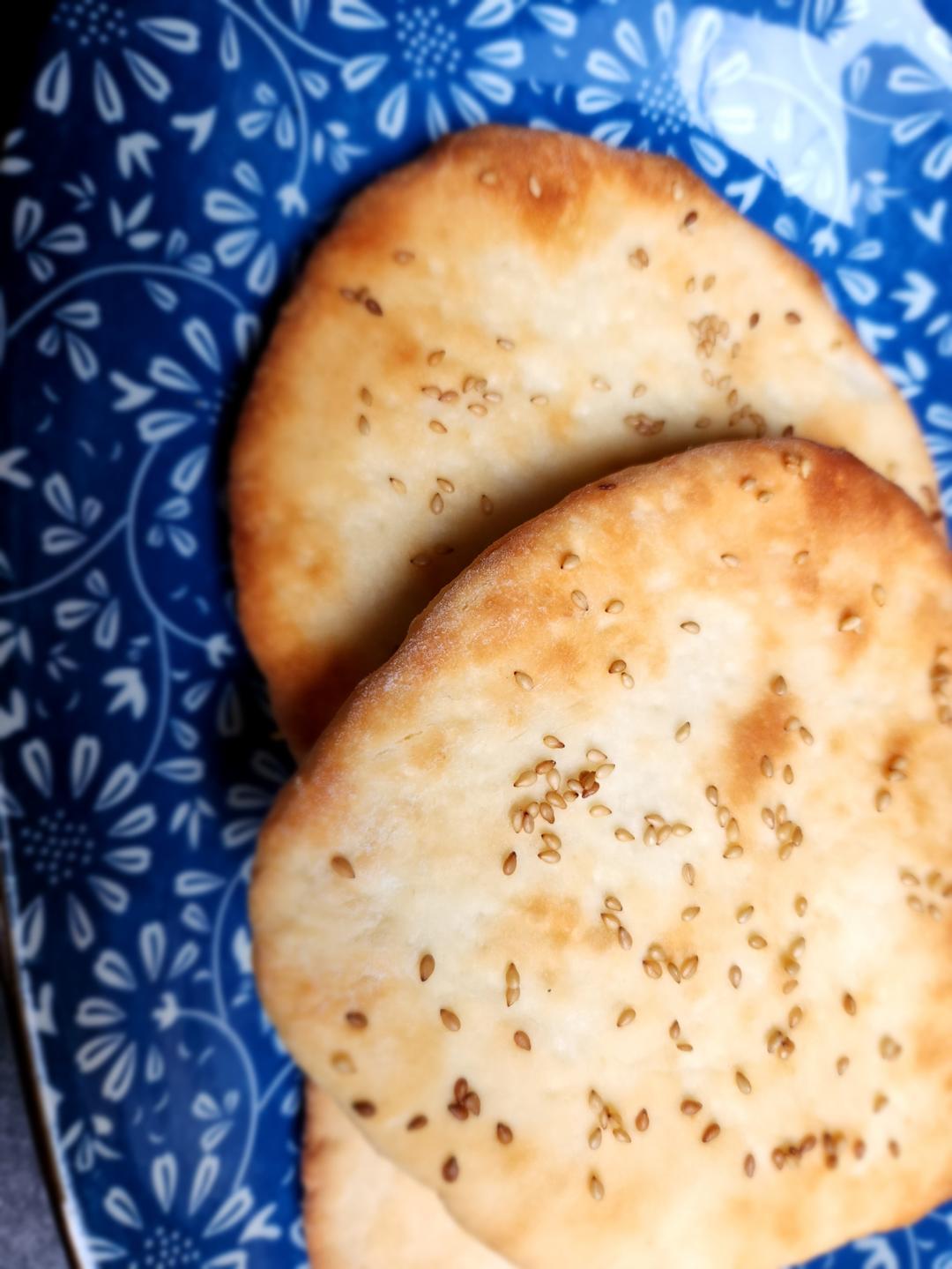 『简单省时的主食面包』印度馕饼Naan/ Indian Flatbread