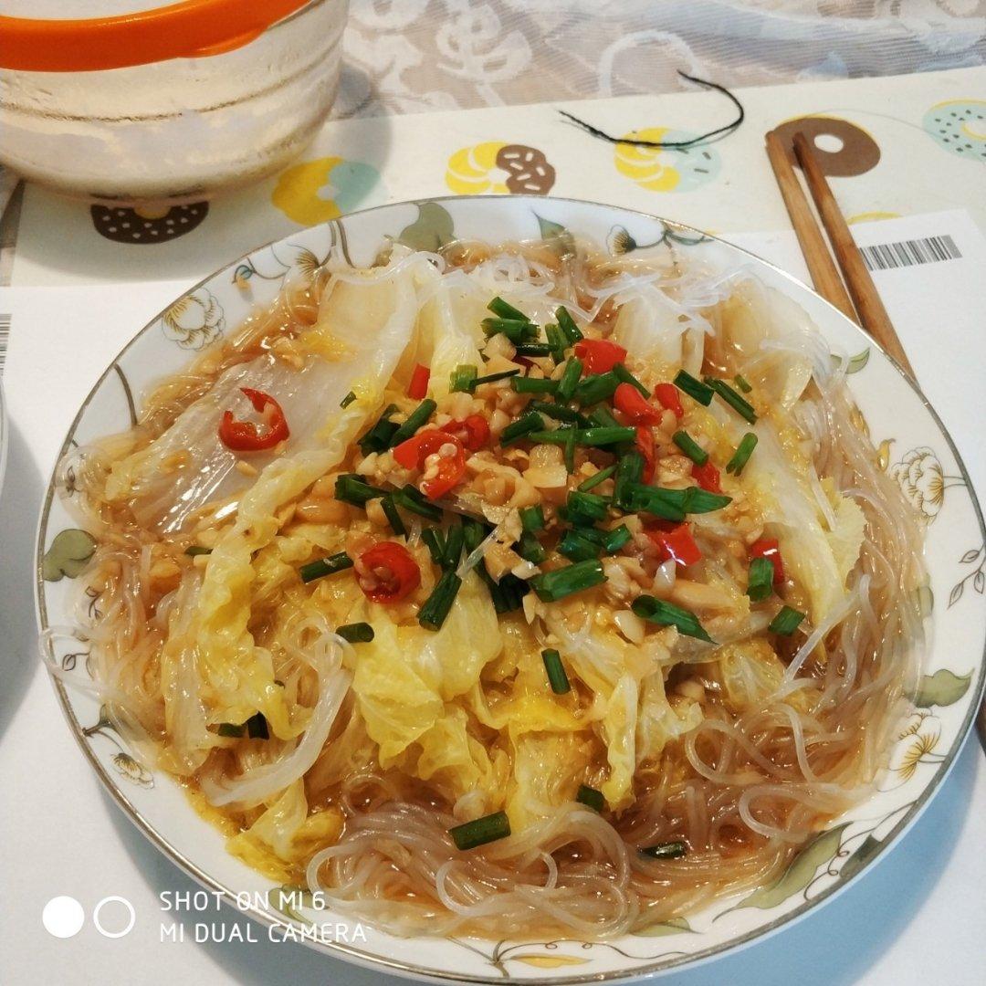 巨好吃的蒜蓉粉丝娃娃菜