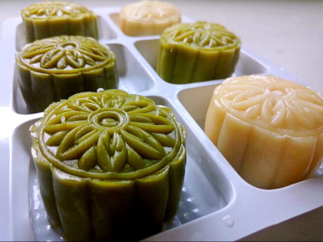 传说中的大班冰皮月饼 终于能尝到啦～