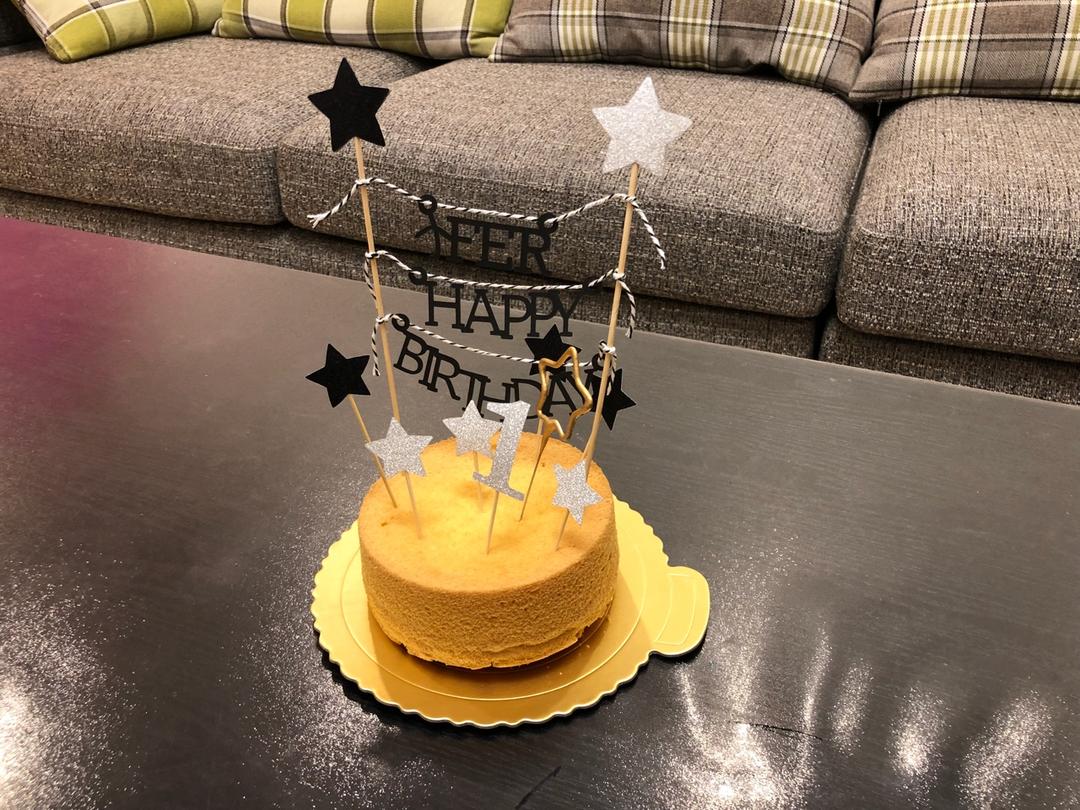 6寸戚风蛋糕（2蛋）