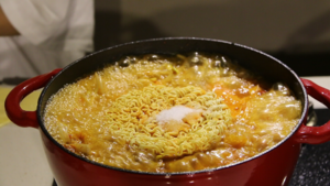 韩式料理部队泡面锅的做法 步骤6