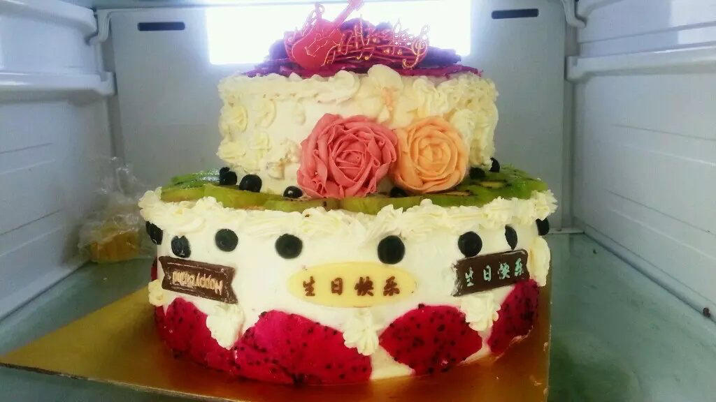 巧克力生日插牌（数字和生日快乐）