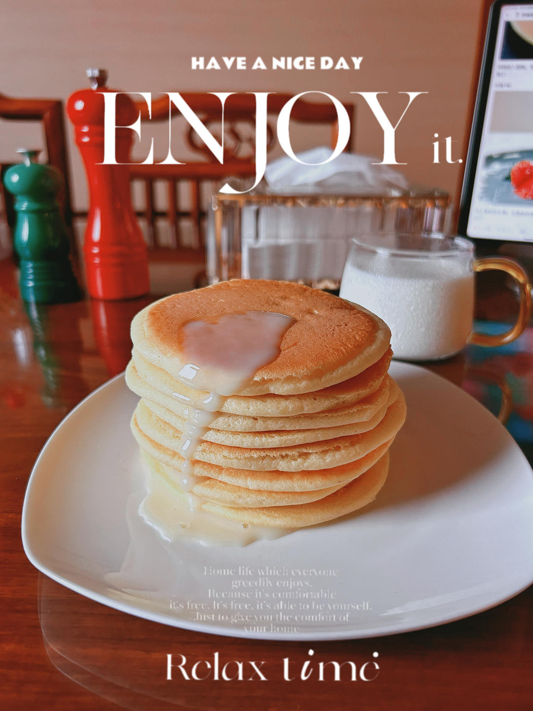 快手松饼（早餐吃它准没错~）