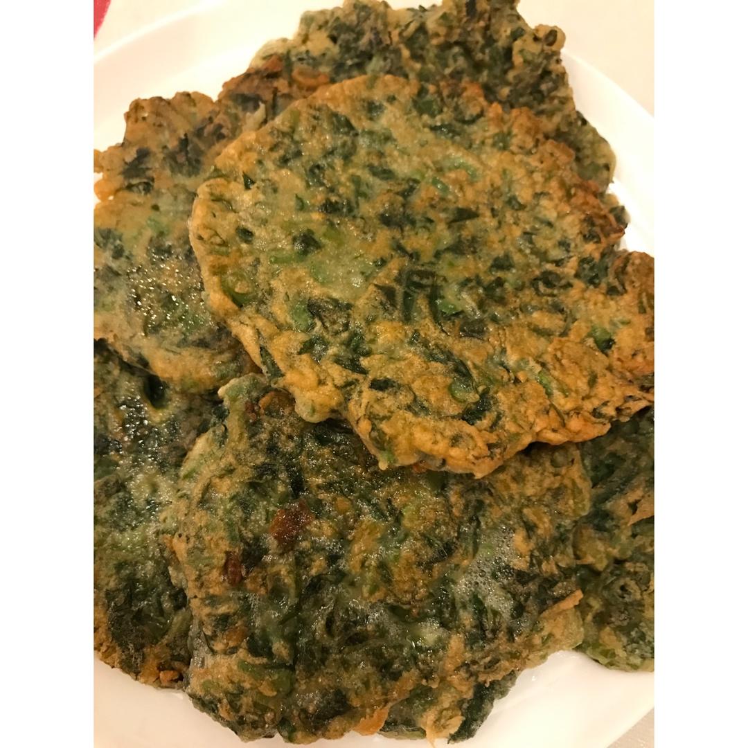 香椿鸡蛋煎饼