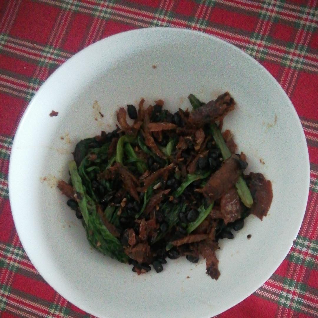 豆豉鲮鱼油麦菜