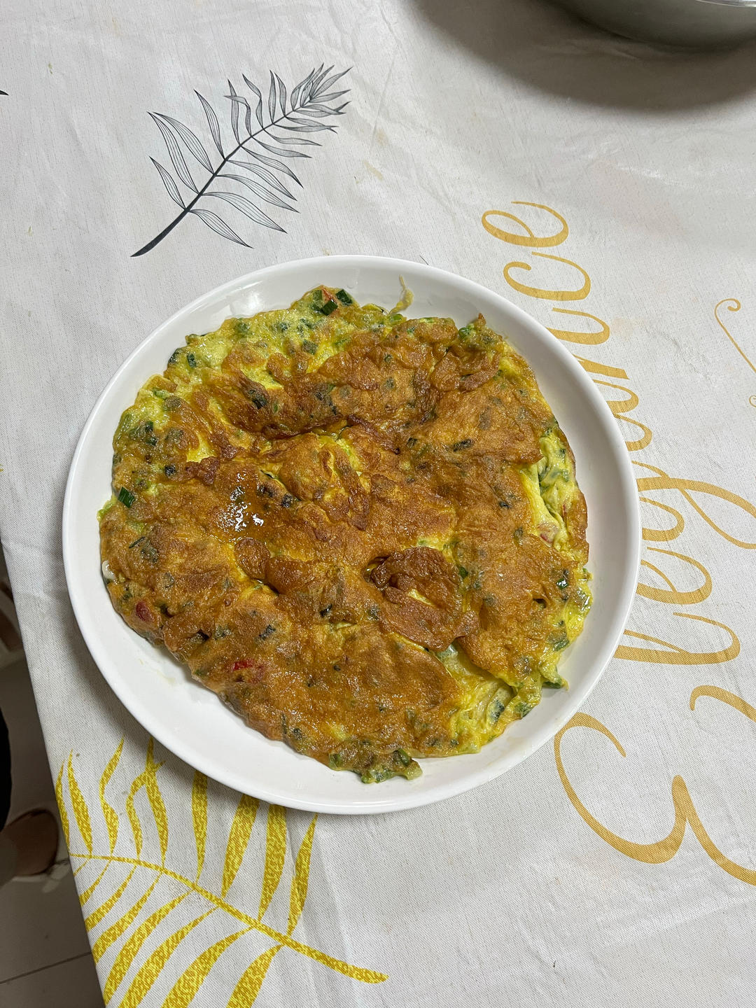 韭菜鸡蛋饼