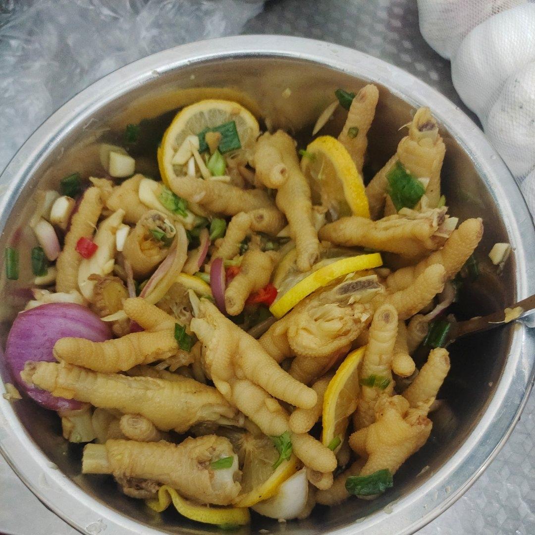 【柠檬酸辣鸡爪】自制超级无敌美味的网红鸡爪