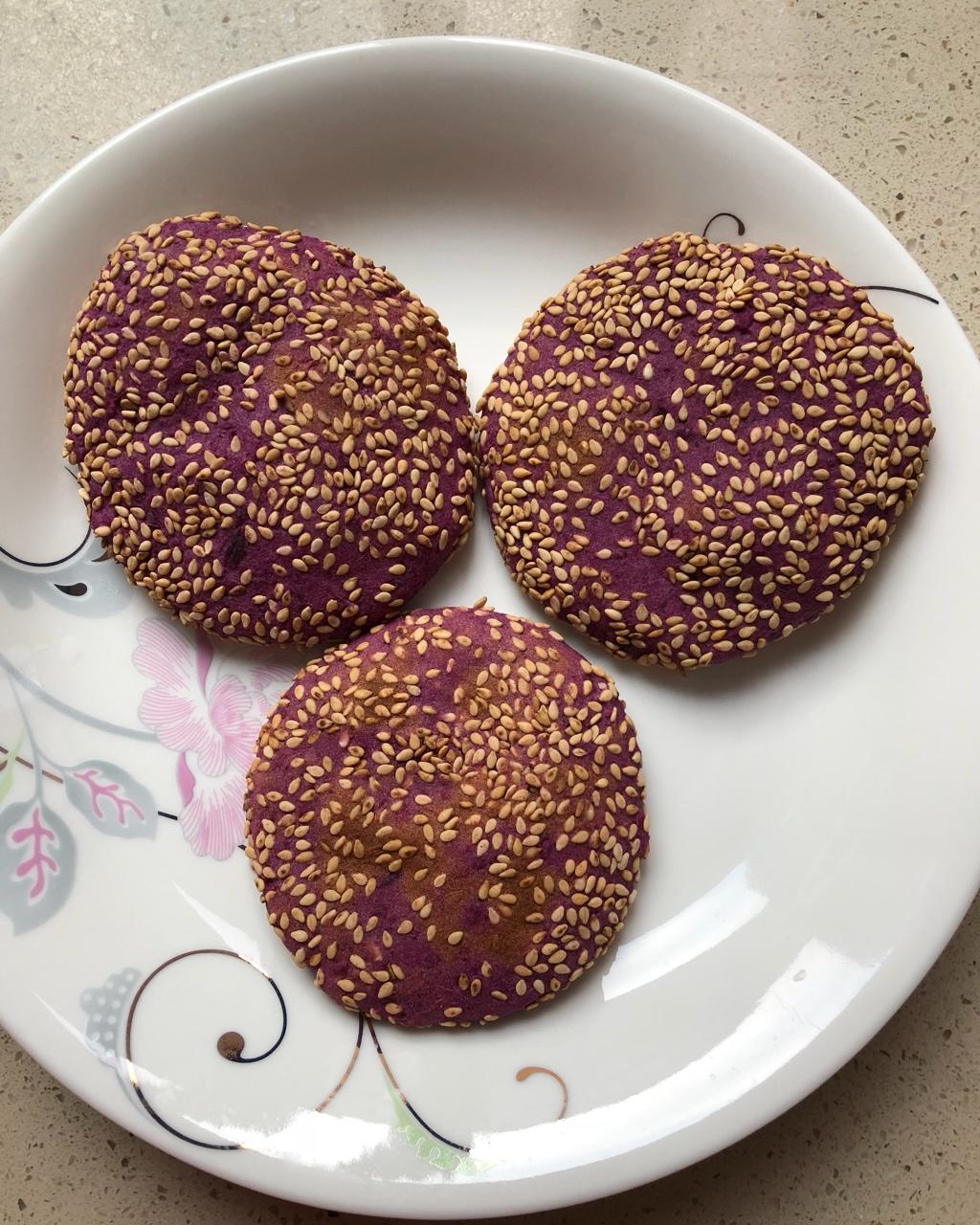 减肥必备紫薯饼