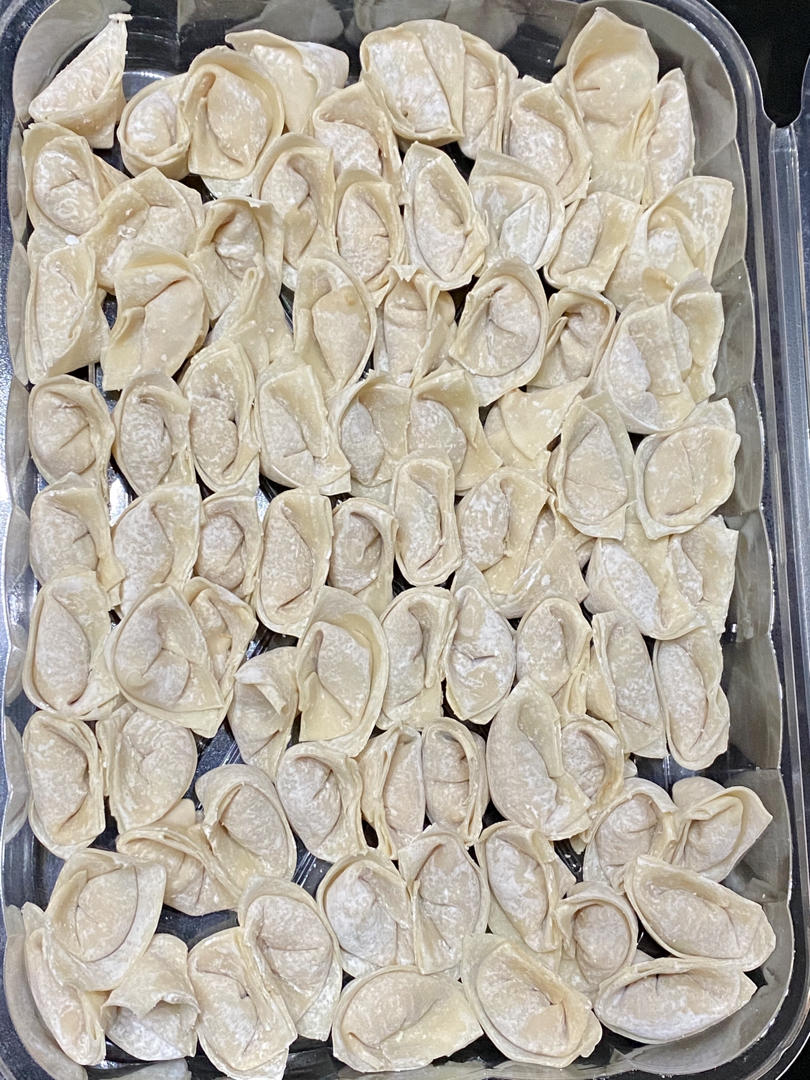 肉不柴的馄饨馅