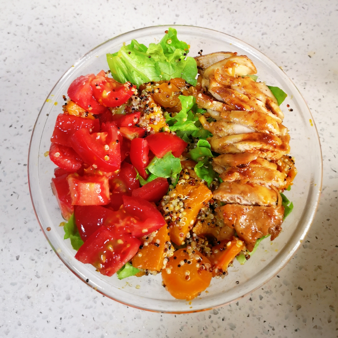 自制减脂轻食——照烧鸡藜麦南瓜沙拉🎃的做法