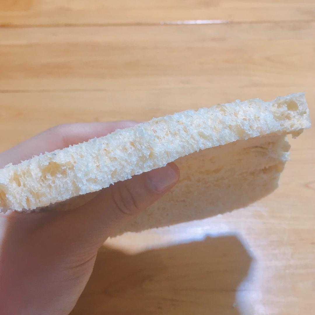 100%全麦吐司免揉（无糖无油）