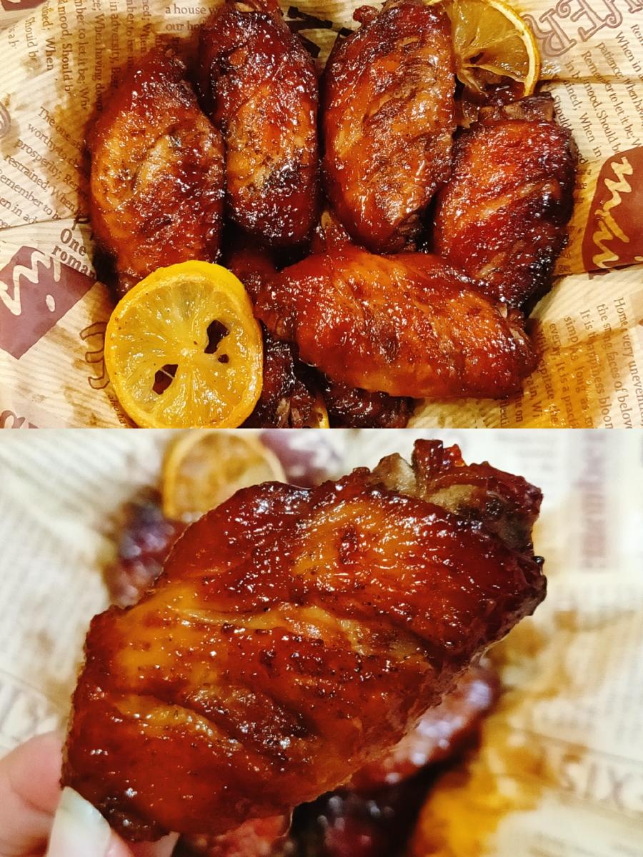 清爽不油腻～好吃到舔手指的蒜香柠檬烤鸡翅的做法