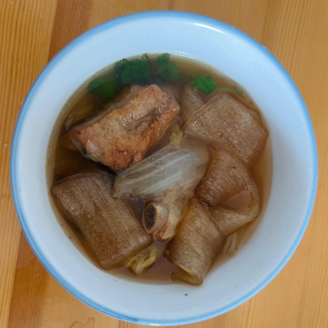 白菜排骨炖粉条