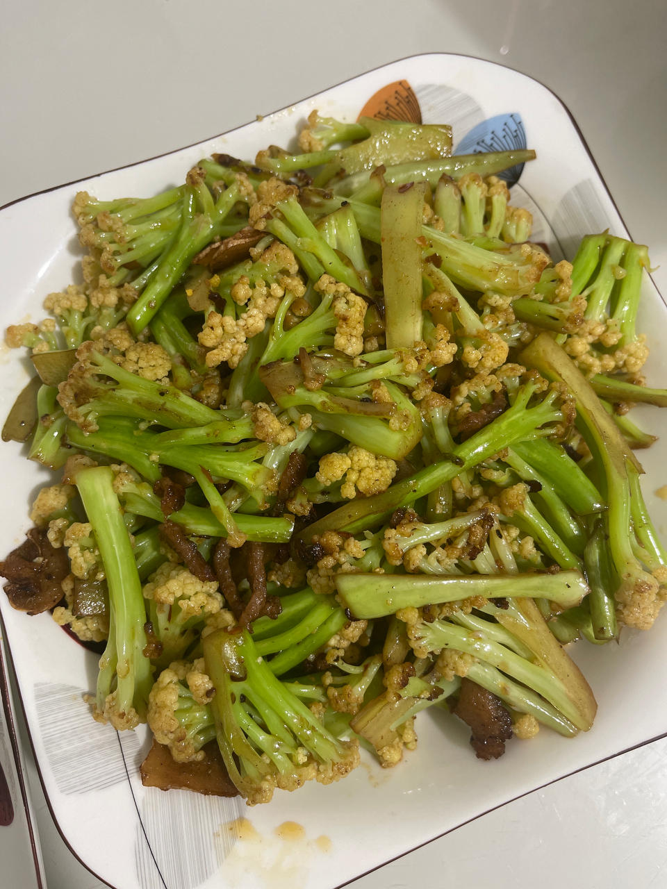 干锅菜花 ——极简版