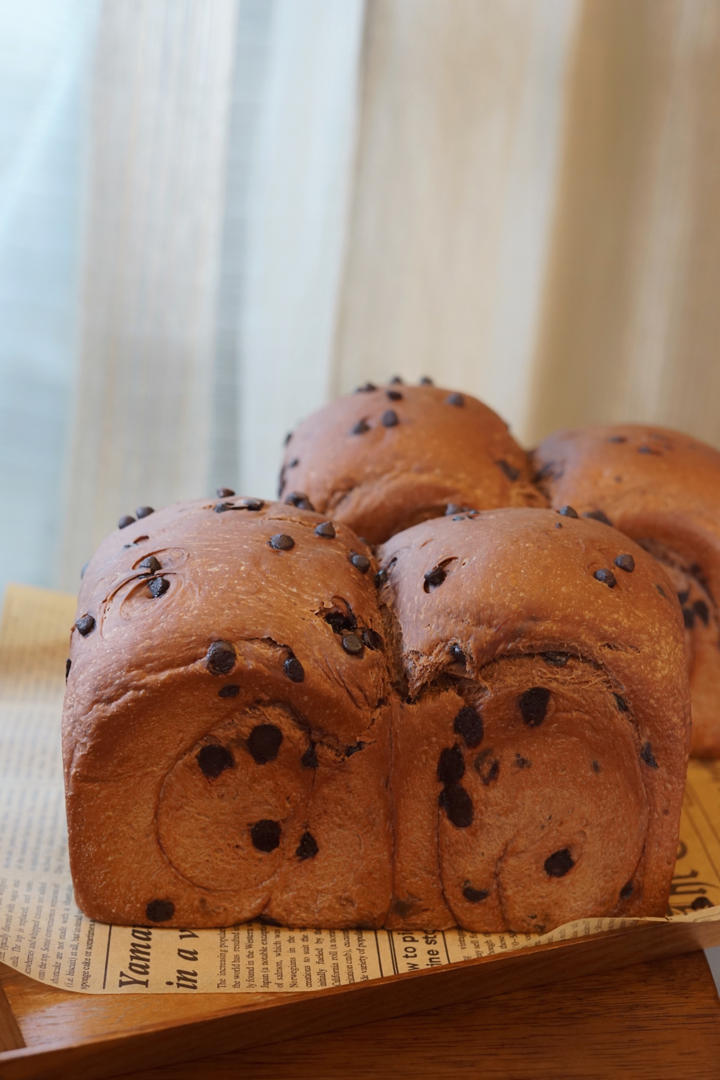 好吃到翘jiojio的巧克力生吐司