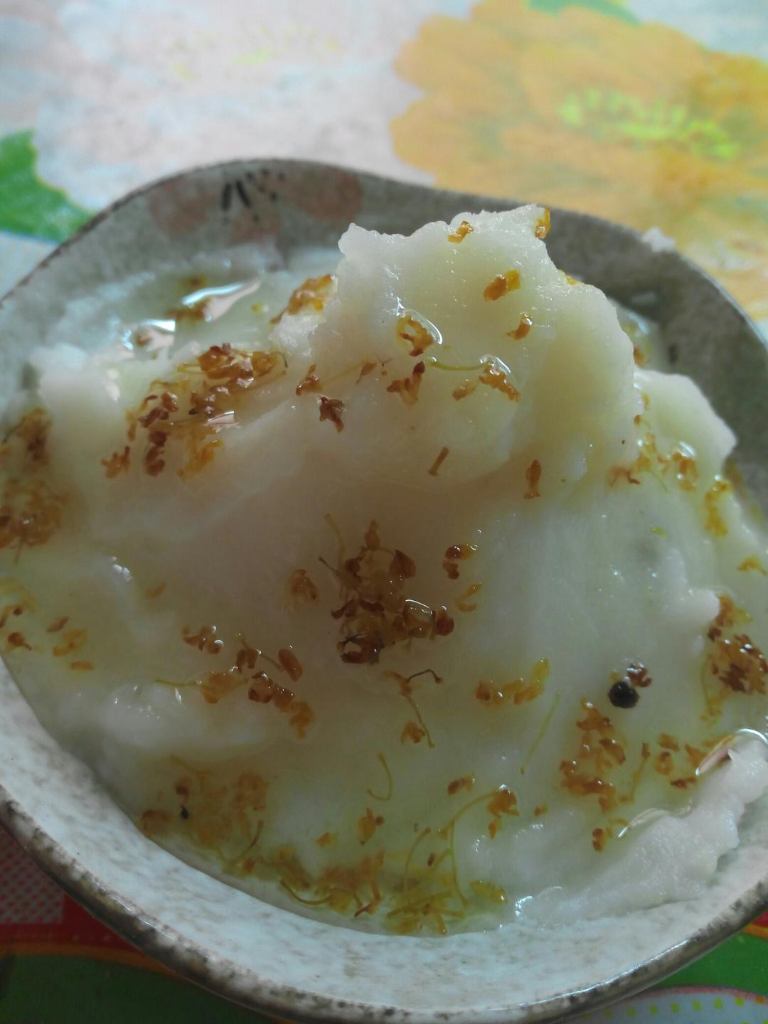 糖桂花山药泥的做法