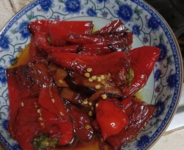 香煎红辣椒的做法