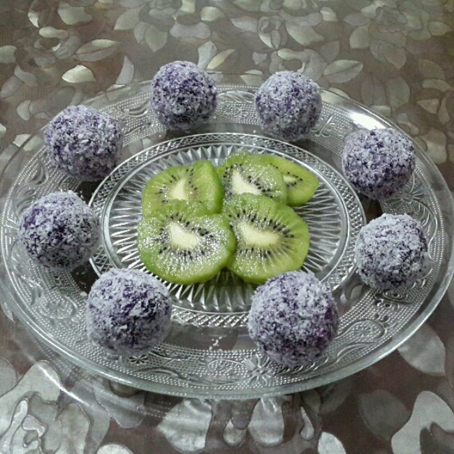 【紫薯椰蓉球 – 悠闲的下午甜点】