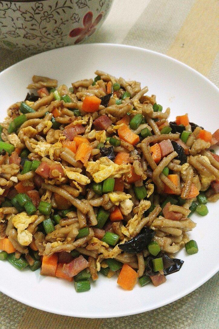tj秋日童话做的炒莜面