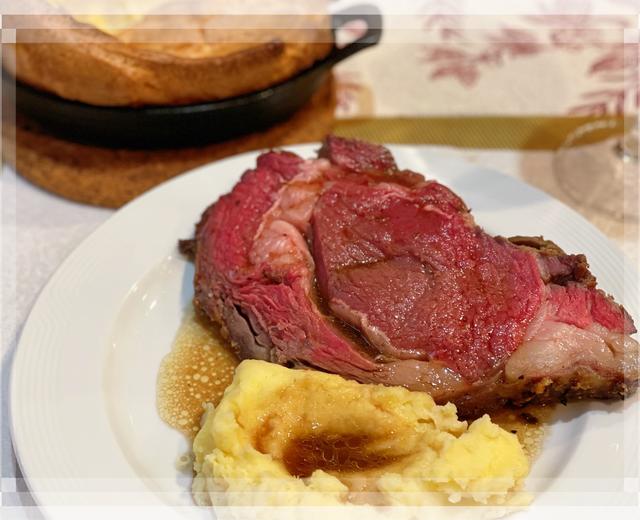 Roast PrimeRib 慢烤牛肋排（高温短烤2.5小时）的做法