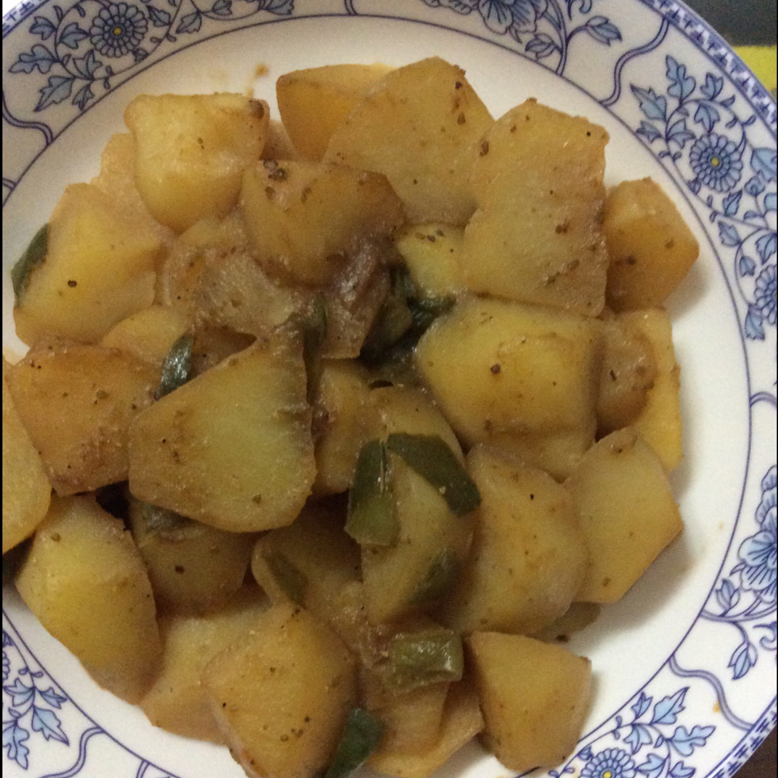 孜然炒土豆（毫无技术含量）